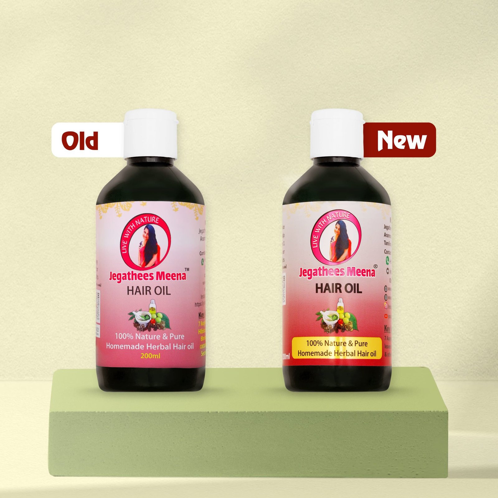 Jegathees Meena Hair Growth Oil 200ml - Image 2